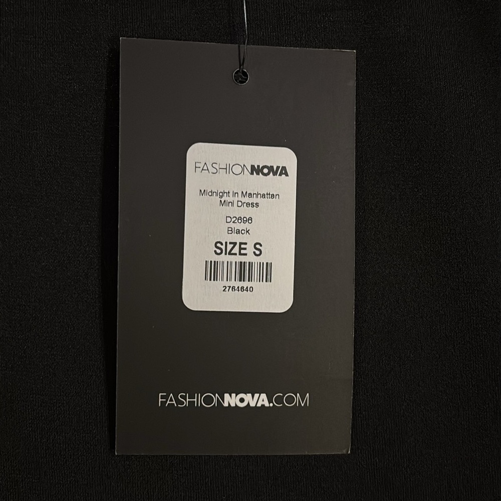 NWT Fashion Nova. Midnight in Manhattan mini dress. Size small - Picture 8 of 9